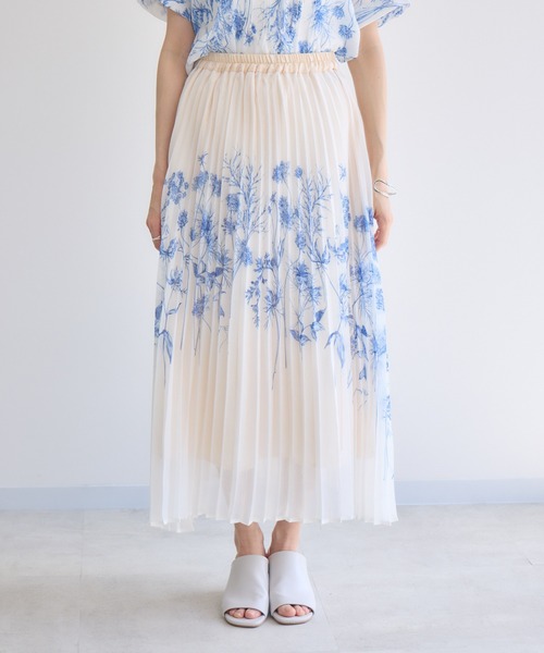 KATHARINE ROSS（キャサリンロス）の「【KATHARINE ROSS】エッチングプリントスカート（スカート・レディース・ブラック/アイボリー・MEDIUM）」の17枚目の写真