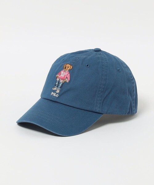 UNITED ARROWS & SONS(ユナイテッドアローズアンドサンズ)の「<POLO RALPH LAUREN> BEAR CAP/キャップ(キャップ・メンズ・ネイビー/ケリーグリーン・FREE)」の2枚目の写真