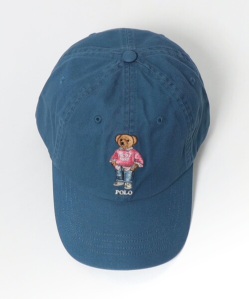 UNITED ARROWS & SONS(ユナイテッドアローズアンドサンズ)の「<POLO RALPH LAUREN> BEAR CAP/キャップ(キャップ・メンズ・ネイビー/ケリーグリーン・FREE)」の6枚目の写真