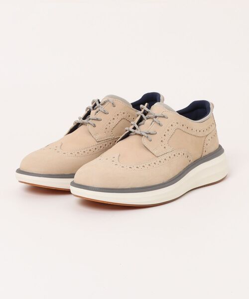 stefanorossi(ステファノロッシ)の「STEFANO ROSSI ステファノロッシ KYLON W-TIP カイロン ウィングチップ SR07116 N/BEIGE(その他シューズ・メンズ・ベージュ・40/41/42/43)」の1枚目の写真