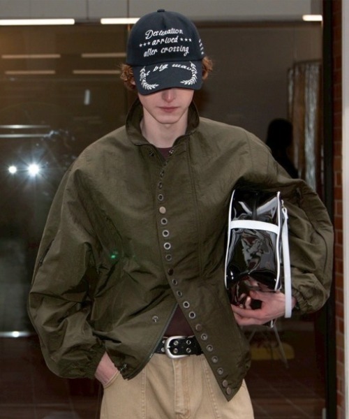 ESC STUDIO(イーエスシースタジオ)の「【ESC STUDIO】big waves ball cap(キャップ・メンズ・ブラック/ブラウン/ネイビー・ONE SIZE)」の16枚目の写真