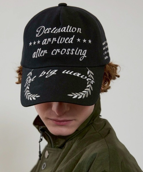 ESC STUDIO(イーエスシースタジオ)の「【ESC STUDIO】big waves ball cap(キャップ・メンズ・ブラック/ブラウン/ネイビー・ONE SIZE)」の21枚目の写真