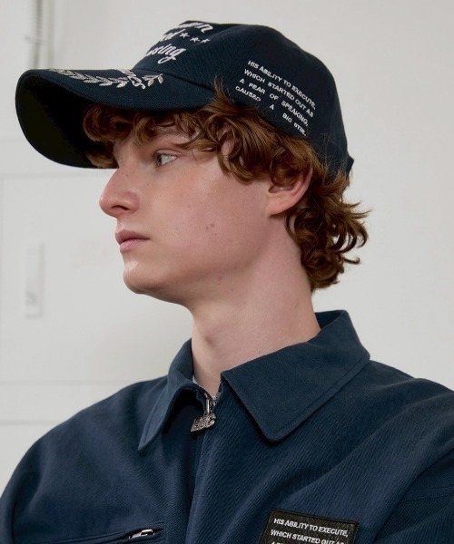 ESC STUDIO(イーエスシースタジオ)の「【ESC STUDIO】big waves ball cap(キャップ・メンズ・ブラック/ブラウン/ネイビー・ONE SIZE)」の4枚目の写真