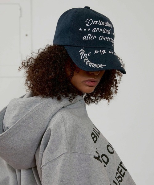 ESC STUDIO(イーエスシースタジオ)の「【ESC STUDIO】big waves ball cap(キャップ・メンズ・ブラック/ブラウン/ネイビー・ONE SIZE)」の7枚目の写真