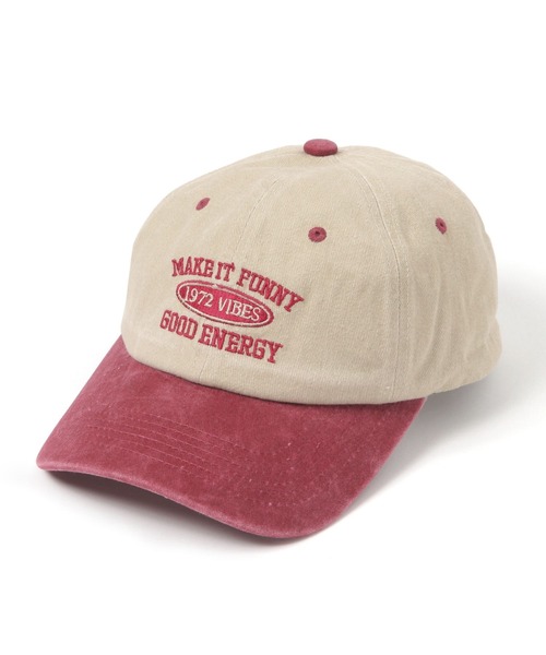 LAKOLE（ラコレ）の「ウォッシュド刺繍キャップ / 323262（キャップ・レディース・ライトブルー/チェリーレッド・FREE）」の3枚目の写真