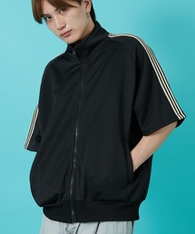 SIDEWAY STANCE（サイドウェイスタンス）の「【SIDEWAY STANCE】ライン ジャージ 半袖 トラックジャケット（ジャージ）」