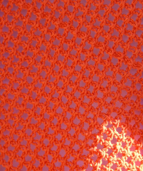 ARMY TWILL（アーミーツイル）の「【ARMY TWILL/アーミーツイル】Cotton Mesh Tee コットンメッシュTシャツ（Tシャツ/カットソー・メンズ・オレンジ/アイボリー/ブラック/ブルー・S/M/L）」の16枚目の写真