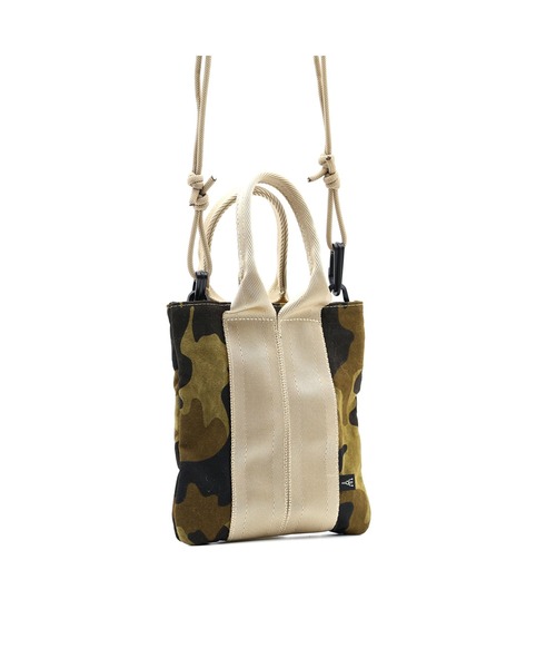 L.E.D.BITES(エルイーディーバイツ)の「Duffle 薄マチミニショルダーバッグ B-6193(ショルダーバッグ・メンズ・ストライプ/カモフラージュ/ベージュ/ブラック・ONE SIZE)」の20枚目の写真