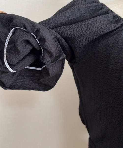 shoppinggo（ショッピングゴー）の「新作ブラウス風 バックリボン（シャツ/ブラウス・レディース・ホワイト/ブラック・M）」の12枚目の写真