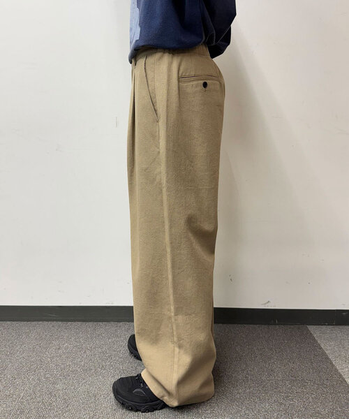 CIAOPANIC（チャオパニック）の「ワンタックワイドチノパンツ（チノパンツ・メンズ・ベージュ/カーキ/ブラック・MEDIUM/LARGE）」の17枚目の写真