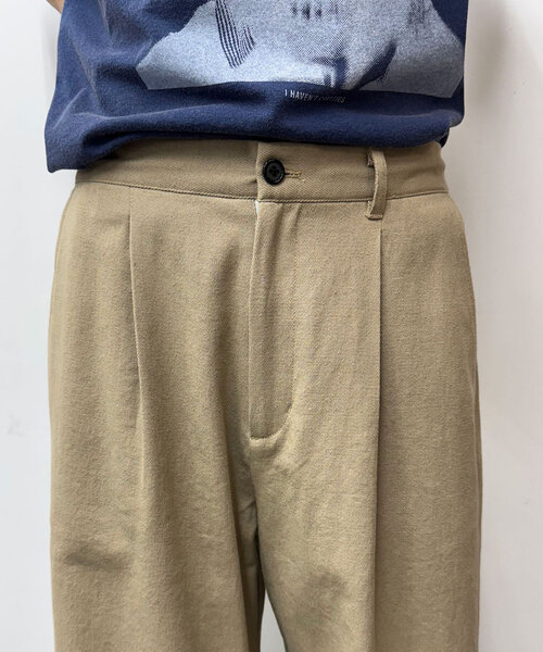 CIAOPANIC（チャオパニック）の「ワンタックワイドチノパンツ（チノパンツ・メンズ・ベージュ/カーキ/ブラック・MEDIUM/LARGE）」の20枚目の写真