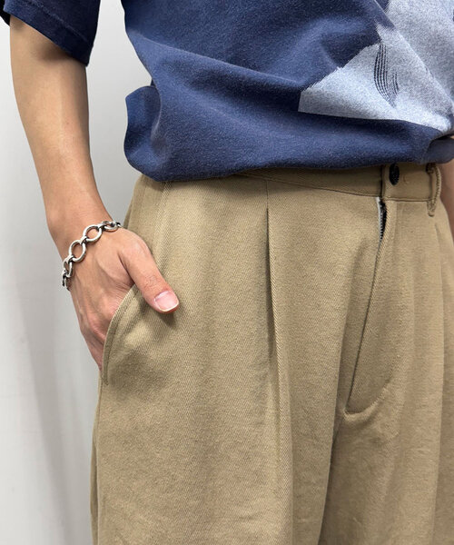 CIAOPANIC（チャオパニック）の「ワンタックワイドチノパンツ（チノパンツ・メンズ・ベージュ/カーキ/ブラック・MEDIUM/LARGE）」の21枚目の写真