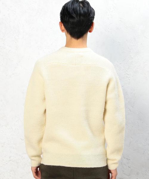 green label relaxing（グリーンレーベルリラクシング）の「SHEPLEY AZE RGLN C/N 5G ニット◆（ニット/セーター・メンズ・グレー/ネイビー/オフホワイト・X-LARGE/MEDIUM/LARGE/SMALL）」の11枚目の写真