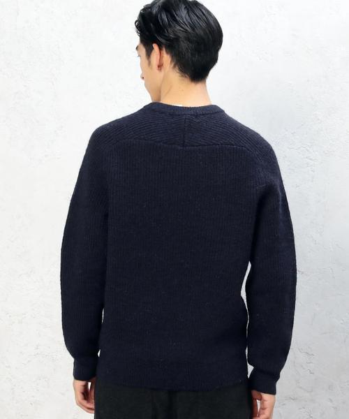 green label relaxing（グリーンレーベルリラクシング）の「SHEPLEY AZE RGLN C/N 5G ニット◆（ニット/セーター・メンズ・グレー/ネイビー/オフホワイト・X-LARGE/MEDIUM/LARGE/SMALL）」の13枚目の写真