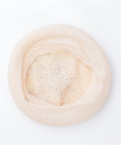 axes femme（アクシーズファム）の「リボンデザインサーモベレー（ハンチング/ベレー帽・レディース・ブラック/ベージュ/ホワイト・FREE）」の22枚目の写真