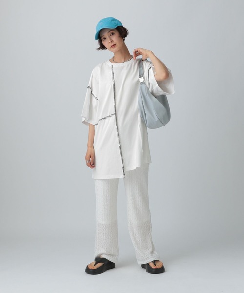 LEPSIM（レプシィム）の「レースイージーパンツ　452516（その他パンツ・レディース・オフホワイト/ブラック・FREE）」の19枚目の写真