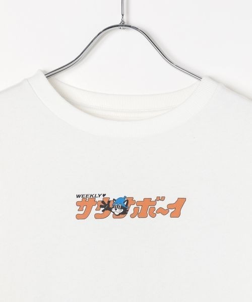 PAGEBOY（ページボーイ）の「【サウナボーイ×LIMMY CAT】サウナHOW TO Tシャツ《UNISEX》（Tシャツ/カットソー・レディース・オフホワイト/ブラック・MEDIUM/LARGE）」の3枚目の写真