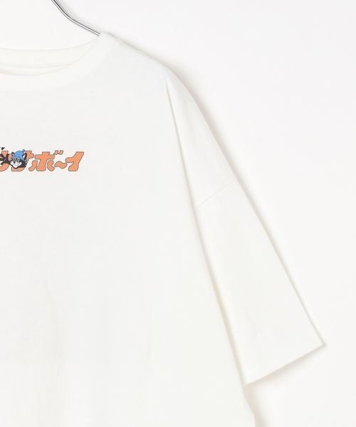 PAGEBOY（ページボーイ）の「【サウナボーイ×LIMMY CAT】サウナHOW TO Tシャツ《UNISEX》（Tシャツ/カットソー・レディース・オフホワイト/ブラック・MEDIUM/LARGE）」の4枚目の写真