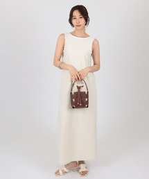 layered sleeveless long dress