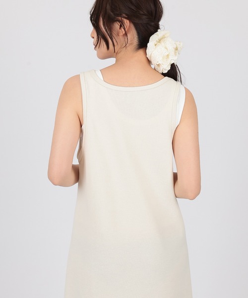 SUWDEE(スーディー)の「layered sleeveless long dress(ワンピース・レディース・ブラック/アイボリー/グレー・FREE)」の18枚目の写真