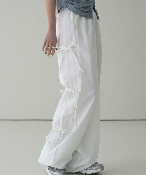 REBALANCE（リバランス）の「サイドリボンパンツ（その他パンツ・レディース・B/A/C・FREE）」の2枚目の写真