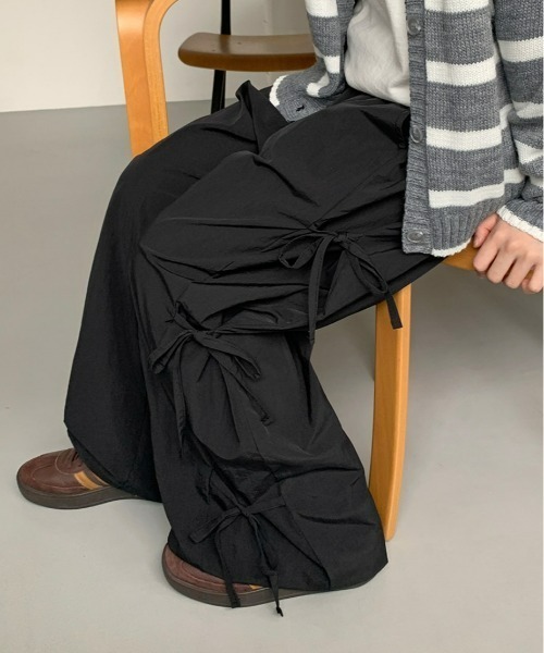 REBALANCE（リバランス）の「サイドリボンパンツ（その他パンツ・レディース・B/A/C・FREE）」の3枚目の写真