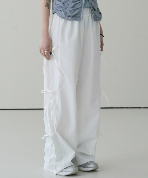 REBALANCE（リバランス）の「サイドリボンパンツ（その他パンツ・レディース・B/A/C・FREE）」の4枚目の写真