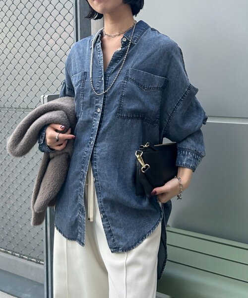 シリーズ累計販売枚数1万枚突破！】テンセルデニムシャツ（シャツ