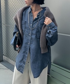 美品 プラージュ 23AW Chambray シャツ シャンブレー デニムシャツ セール】Chambray シャツ（シャツ/ブラウス）｜Plage（プラージュ）の