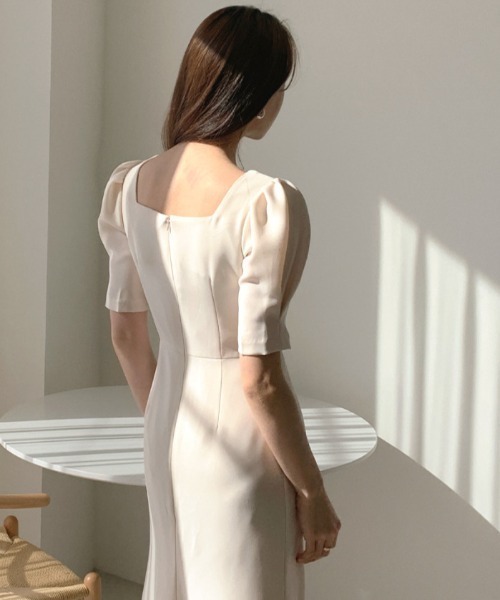 FREE STYLISTS（フリー スタイリスト）の「YUGA_YGMC　Square neck puff sleeve dress（ワンピース・レディース・ブラック・M/L）」の10枚目の写真