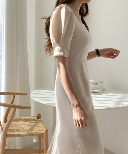 FREE STYLISTS（フリー スタイリスト）の「YUGA_YGMC　Square neck puff sleeve dress（ワンピース・レディース・ブラック・M/L）」の11枚目の写真