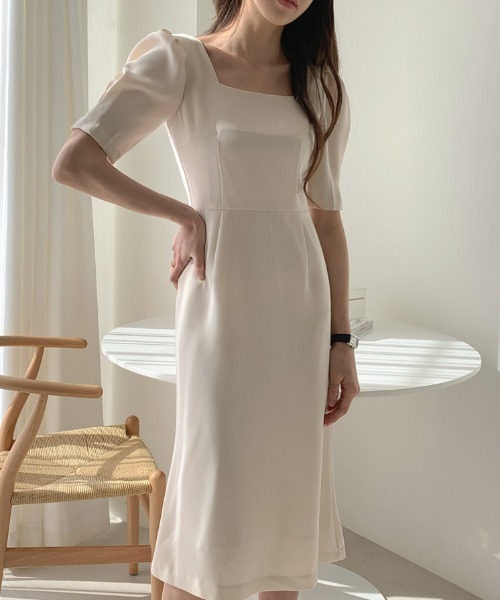 FREE STYLISTS（フリー スタイリスト）の「YUGA_YGMC　Square neck puff sleeve dress（ワンピース・レディース・ブラック・M/L）」の15枚目の写真