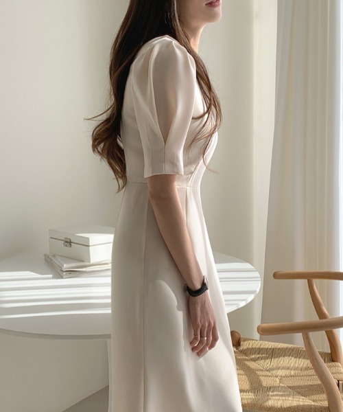 FREE STYLISTS（フリー スタイリスト）の「YUGA_YGMC　Square neck puff sleeve dress（ワンピース・レディース・ブラック・M/L）」の16枚目の写真
