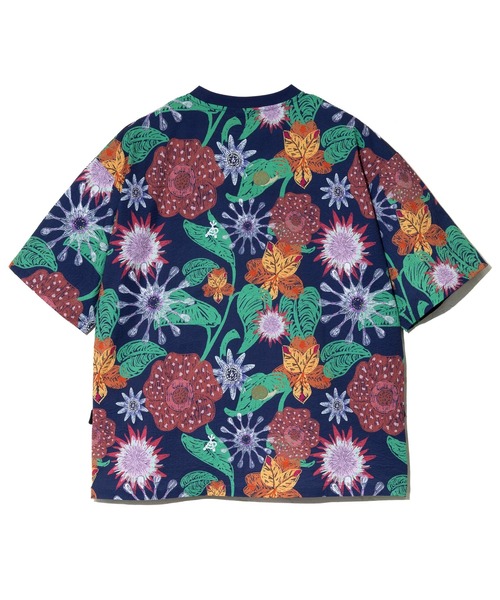 go slow caravan(ゴースローキャラバン)の「ストレッチサッカー 総柄プリント 半袖TEE(Tシャツ/カットソー・メンズ・ブラック/ネイビー/チャコールグレー・SMALL/MEDIUM/LARGE/X-LARGE)」の18枚目の写真