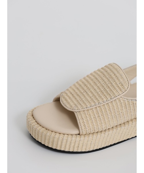 Bella lume（ベッラルーメ）の「/Bella Lume(ベッラルーメ)/プラットフォームサンダル（サンダル・レディース・アイボリー・MEDIUM/LARGE/SMALL）」の4枚目の写真