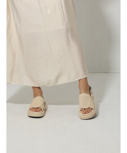 Bella lume（ベッラルーメ）の「/Bella Lume(ベッラルーメ)/プラットフォームサンダル（サンダル・レディース・アイボリー・MEDIUM/LARGE/SMALL）」の7枚目の写真
