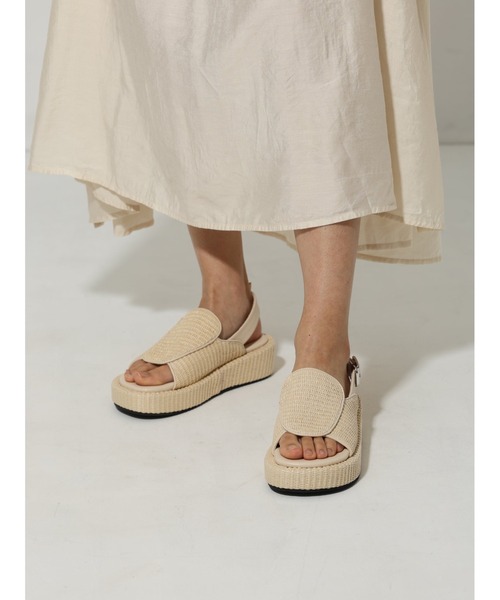 Bella lume（ベッラルーメ）の「/Bella Lume(ベッラルーメ)/プラットフォームサンダル（サンダル・レディース・アイボリー・MEDIUM/LARGE/SMALL）」の8枚目の写真