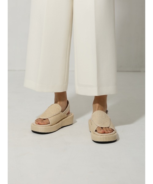Bella lume（ベッラルーメ）の「/Bella Lume(ベッラルーメ)/プラットフォームサンダル（サンダル・レディース・アイボリー・MEDIUM/LARGE/SMALL）」の10枚目の写真