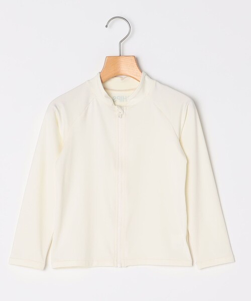 SHIPS KIDS:140～150cm / 〈UVカット〉無地 ラッシュガード