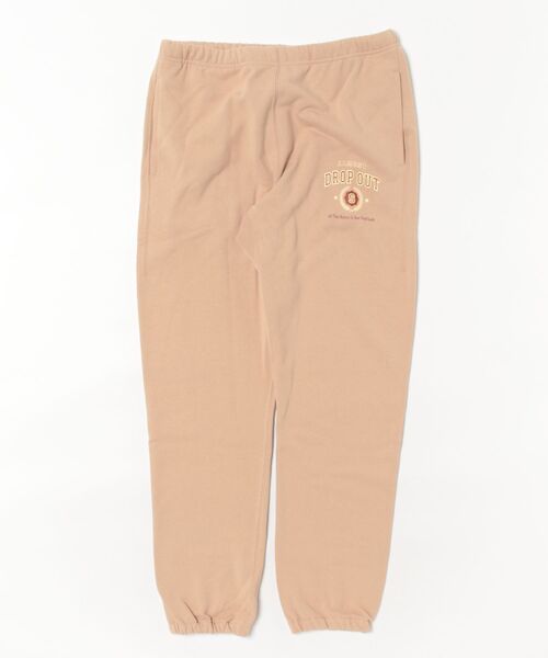 SON OF THE CHEESE(サノバチーズ)の「SON OF THE CHEESE/サノバチーズ/College Sweat Pants(スウェットパンツ・メンズ・ベージュ/ブラック・L/M)」の1枚目の写真