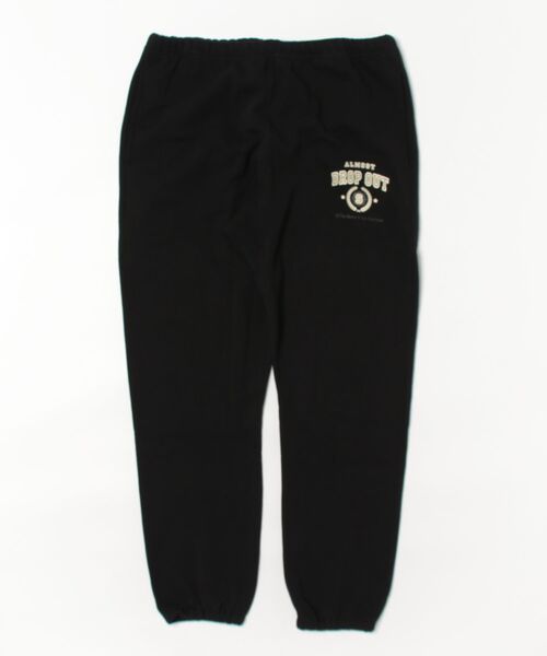 SON OF THE CHEESE(サノバチーズ)の「SON OF THE CHEESE/サノバチーズ/College Sweat Pants(スウェットパンツ・メンズ・ベージュ/ブラック・L/M)」の2枚目の写真