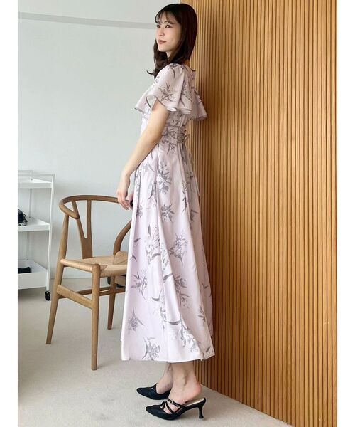 MERCURYDUO 新作 パイピングフラワー花柄ワンピース パイピングフラワー花柄ワンピース（ワンピース）｜MERCURYDUO