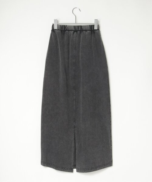 VENCEEXCHANGE（ヴァンスエクスチェンジ）の「カットデニムナロースカート（デニムスカート・レディース・ネイビー/ブラック・FREE）」の5枚目の写真