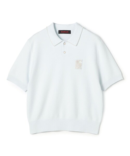 【新品タグ付き】CABaN キャバン　コットンカシミヤ パールポロプルオーバー 95448659_5_d_500.jpg