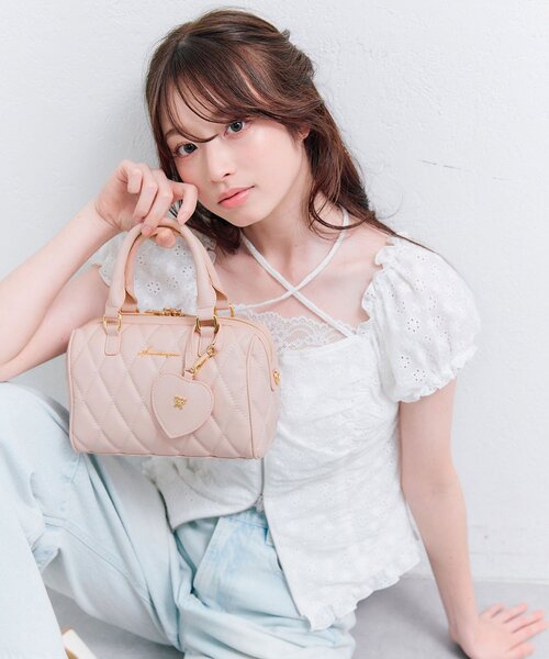 Aimerianejoieキルティングミニボストン（ボストンバッグ）｜OLIVE des