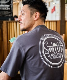 【SUNNY SMITH】バックサークルロゴプリントTシャツ