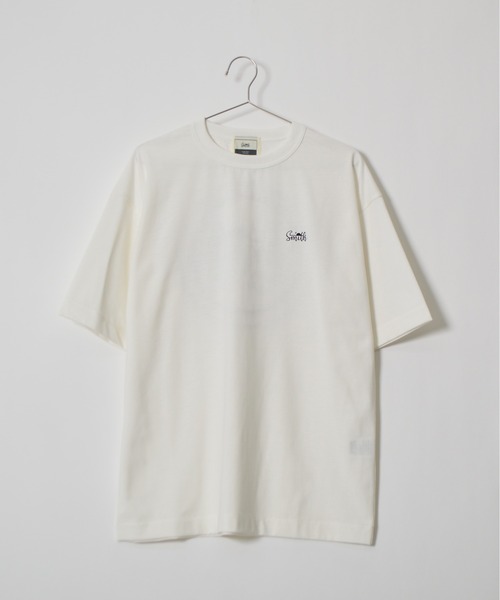 Bonjour Sagan（ボンジュールサガン）の「【SUNNY SMITH】バックサークルロゴプリントTシャツ（Tシャツ/カットソー・メンズ・スミクロ/ホワイト・LARGE/MEDIUM）」の12枚目の写真