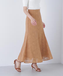 新品タグ付きNATURAL BEAUTY BASIC 花柄タイトスカート N.Natural Beauty Basic スカート デイジーフラワータイト