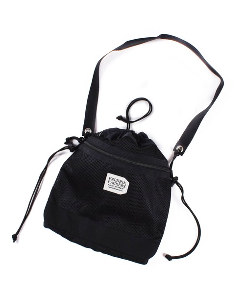 FREDRIK PACKERS(フレドリックパッカーズ)の「【FREDRIK PACKERS】BELL SACK <M> ベル サック Mサイズ ショルダーバッグ(ショルダーバッグ・レディース・ブラック/ダークベージュ・MEDIUM)」の6枚目の写真