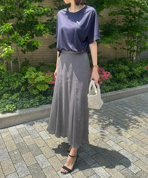 PUMA（プーマ）の「【PUMA】ESS スモールプーマロゴポリTシャツ（Tシャツ/カットソー・レディース・ホワイト/ネイビー/ブラック・M/L/XL/XXL）」の13枚目の写真